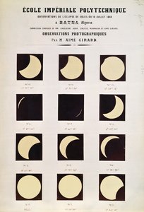Observation of a solar eclipse at Batna, Algeria, 18th July 1860