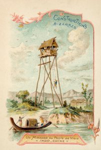 Observation Tower, Indochina by French School