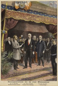 Opening of the Rue Reaumur, Paris, 1897