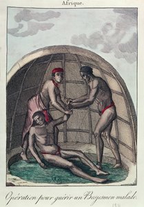 Operation to heal a sick Bushman, 1811