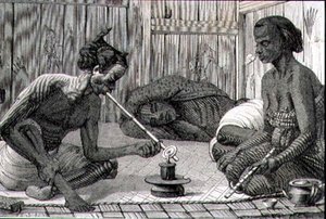 Opium Smokers in Borneo