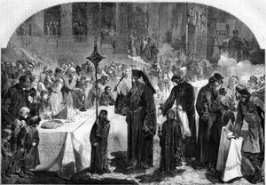 Orthodox Rite - Easter - Russia by French School