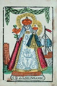 Our Lady of Delivrande, Pilgrimage Souvenir, c.1820-30 by French School