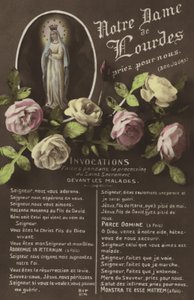 Our Lady of Lourdes by French School
