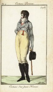Outfit of a young man or Incroyable, May 1801