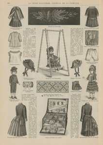 Page from La Mode Illustrée by French School