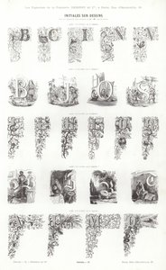 Page from Vignettes Typographiques by French School