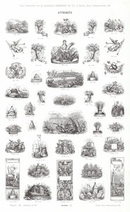 Page from Vignettes Typographiques by French School