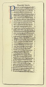 Page from the Pharsalia of Lucan by French School
