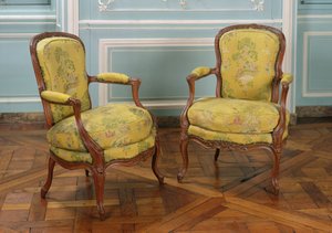 Pair of Louis XV Armchairs