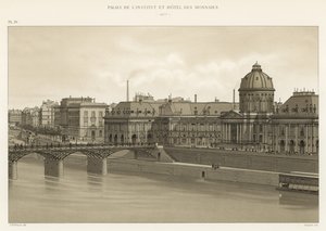 Palace of the Institute and Hotel des Monnaies, 1877 by French School