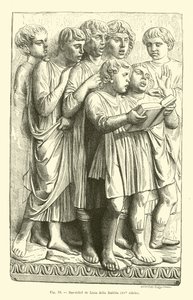 Panel of the Cantoria by French School