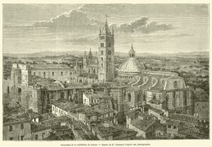 Panorama of the Cathedral of Siena by French School
