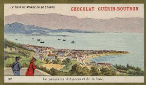 Panorama of Ajaccio and the bay
