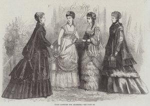 Paris Fashions for December by French School