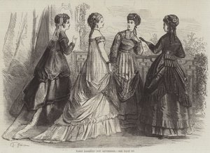 Paris Fashions for September by French School