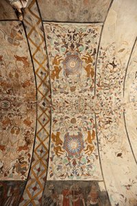 Parish Church of Mare de Déu de Solers. Interior. The Nave, The Ceilings. Mural Paintings. 16th Century (?) by French School