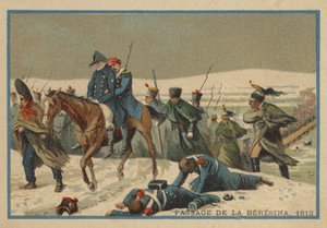 Passage of the Berezina, 1812 by French School