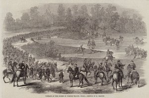 Passage of the Chiese by French Troops by French School