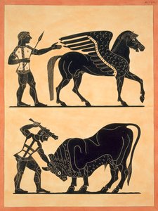 Pegasus, with Hercules slaying the Bull, published 1808-10