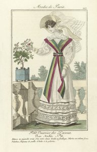 Petit Courrier des Dames, Rue Meslee No. 25, from Modes de Paris by French School