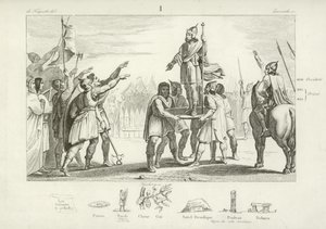 Pharamond, King of the Franks by French School