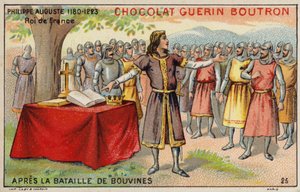 Philip Augustus, King of France, after the Battle of Bouvines by French School