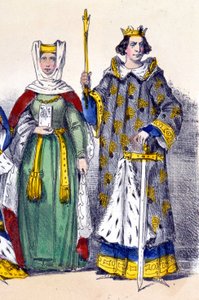 Philip the Bold and Isabella of Aragon by French School