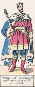 Philip I, 39th King of France, Ascended the Throne in 1061, Died in 1108 by French School