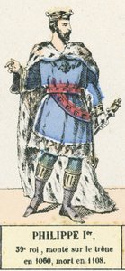 Philip I, 39th King, Ascended the Throne in 1060, Died in 1108 by French School