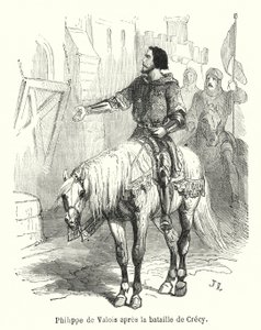 Philip of Valois After the Battle of Crecy