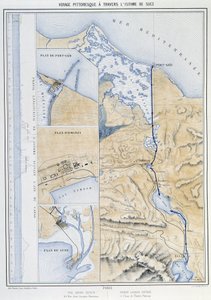 Picturesque Journey through the Isthmus of Suez (Plan of Suez) in 
