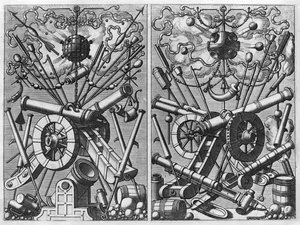 Pieces of ordnance by French School