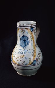 Pitcher with the inscription Vive la Liberte, 1789