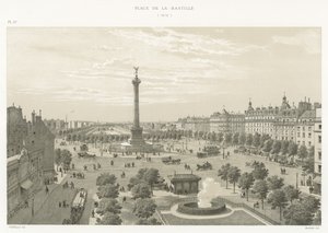 Place de la Bastille, 1878 by French School