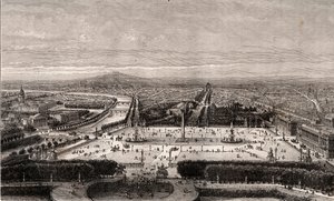 Place de la Concorde in Paris by French School