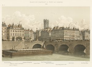 Place du Châtelet and Pont au Change, 1830