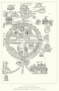 Plan of Jerusalem by French School