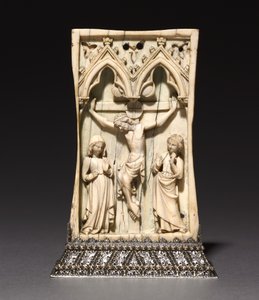 Plaque: The Crucifixion by French School