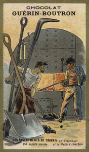 Poker and Coal Shovel by French School