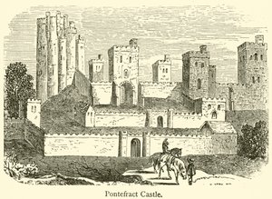 Pontefract Castle by French School