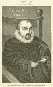 Portrait of Salomon de Caus in the Gallery of Antiquities of Heidelberg by French School