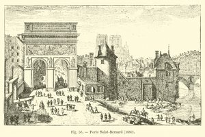 Saint-Bernard Gate, 1680 by French School