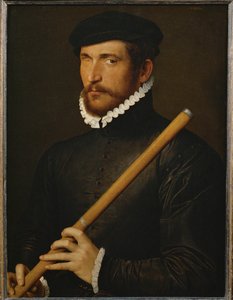 Portrait of a One-Eyed Flutist