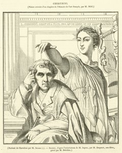 Portrait of Cherubini by French School