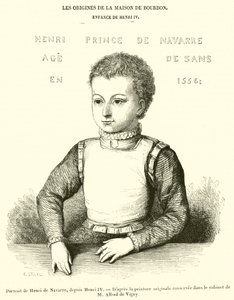 Portrait of Henri de Navarre, Later Henri IV (engraving)