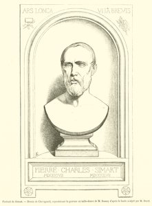 Portrait of Simart (engraving) by French School