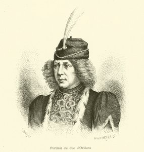 Portrait of the Duke of Orleans (engraving) by French School