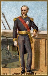 Portrait of Admiral Courbet by French School