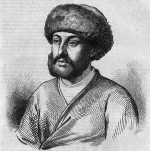 Portrait of Alexandre Maurocordato (Mavrocordatos) (1636-1709), Greek politician, Drogman (interpreter) for the Ottoman government. Engraving by Chevignard in 